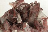 Natural, Red Quartz Crystal Cluster - Morocco #256090-2